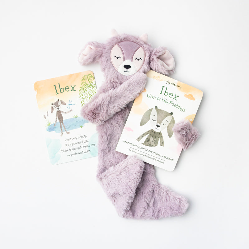 Lavender-Stuffed Animals Gift Basket