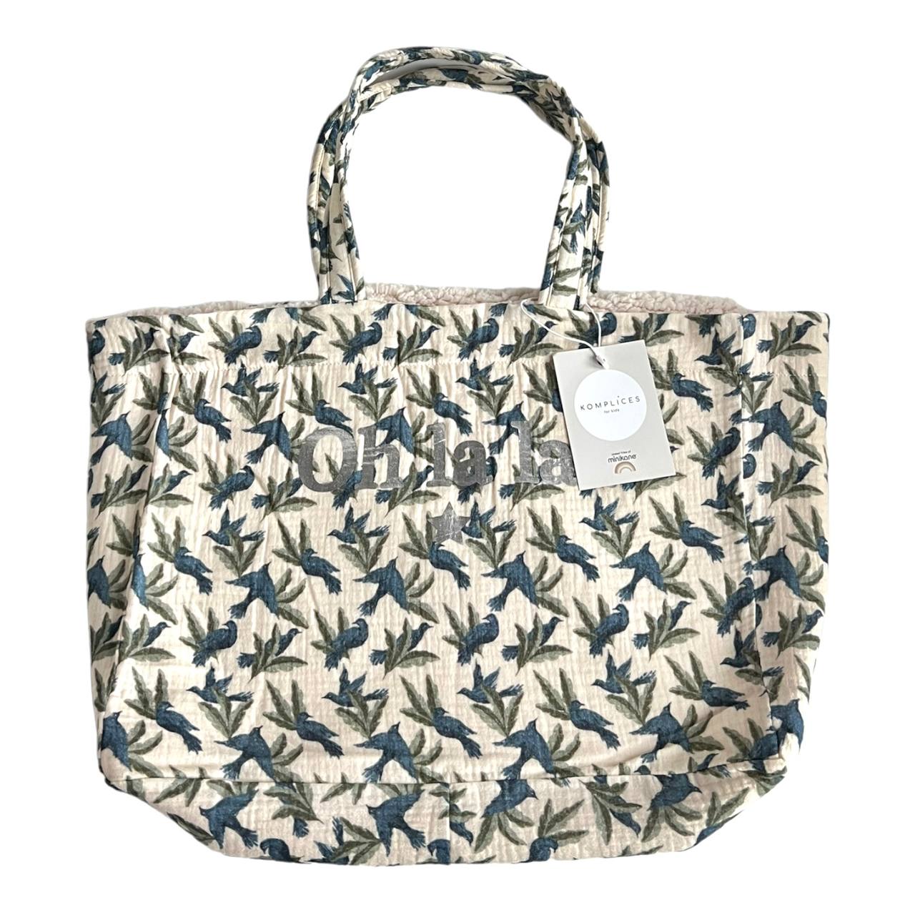 Sherpa Lined Mom Tote