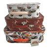 Printed Suitcase Set of 3