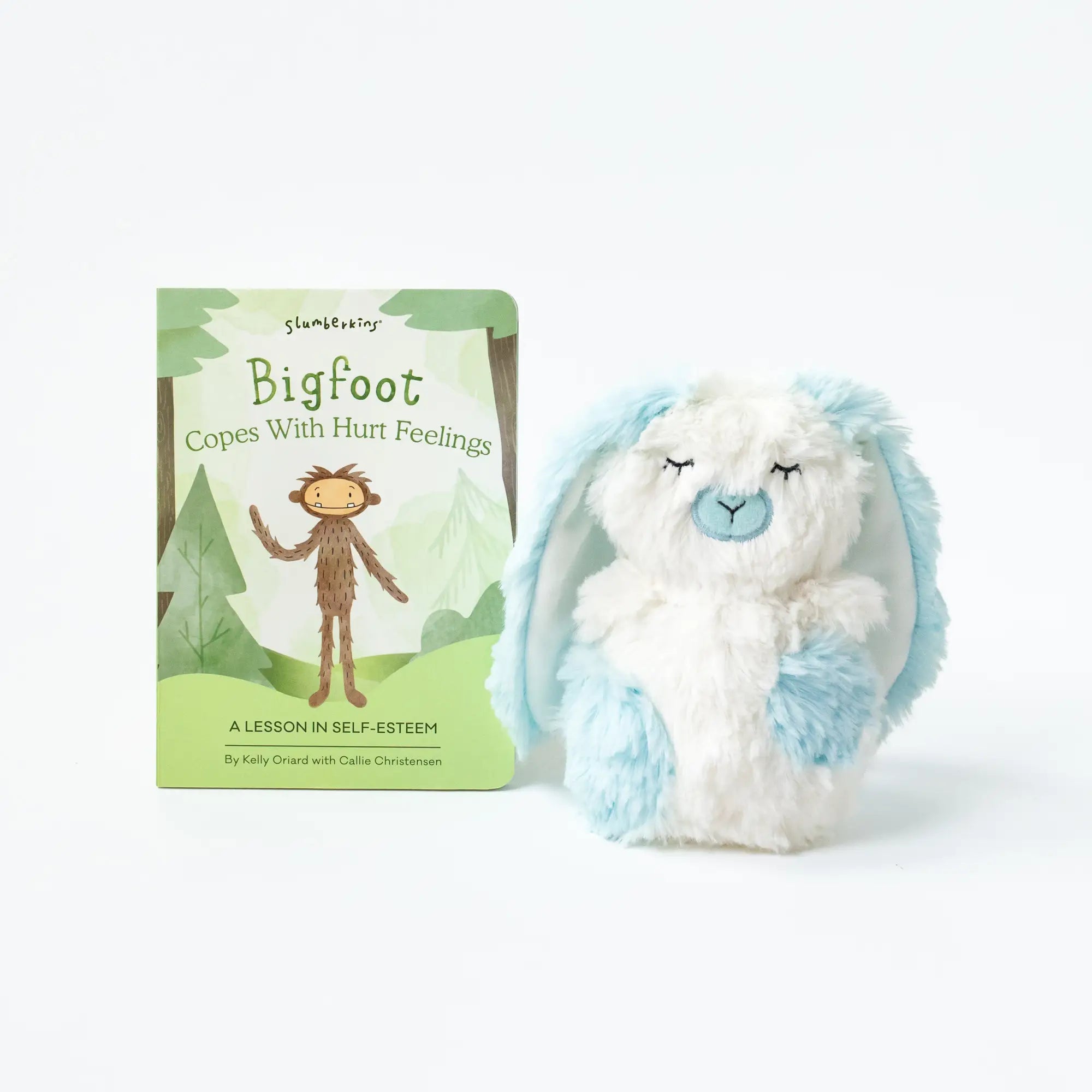 Blue Bunny Mini & Bigfoot Lesson Book- Self Esteem