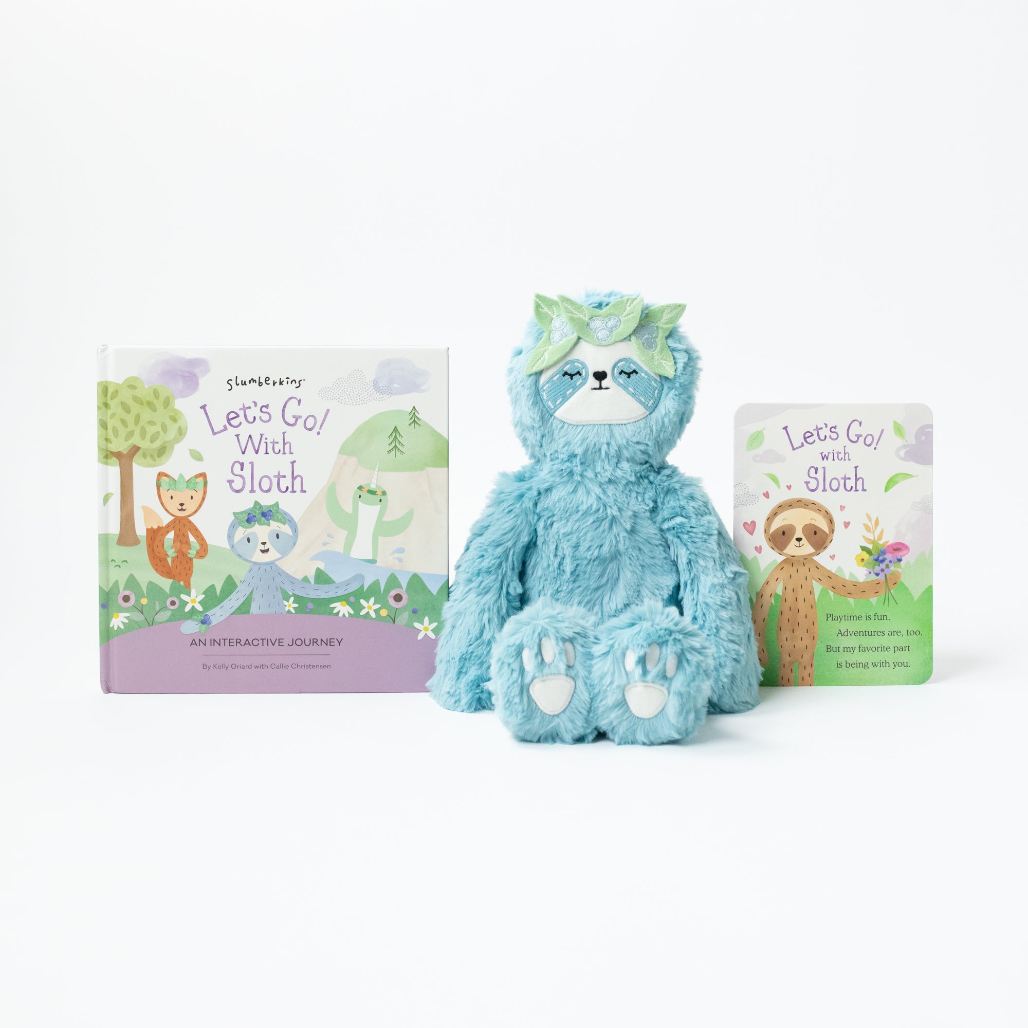 Blueberry Sloth Kin & Interactive Hardcover Book