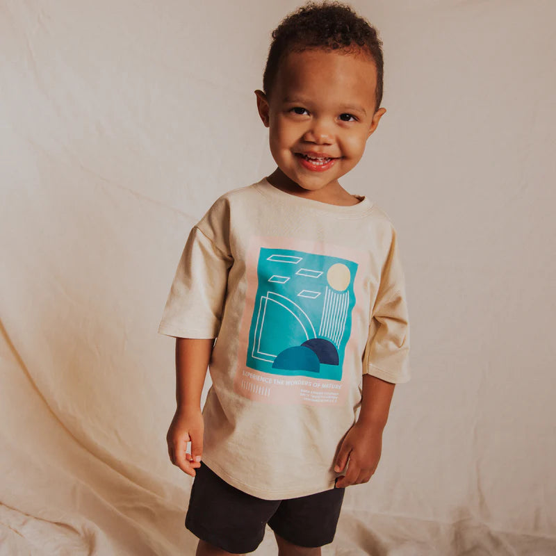 Copy of Drop Shoulder Kids Tee - 'Wonders'